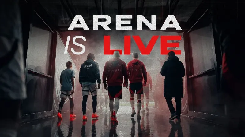 Arena no ar — imagem de lançamento