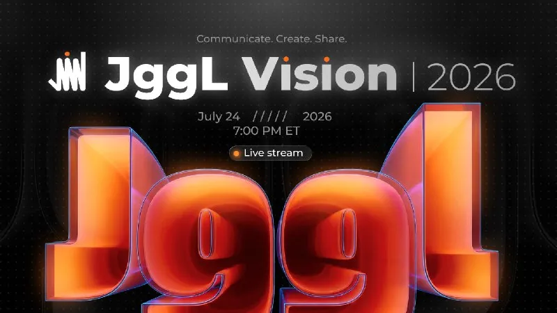 JGGL Vision 2026 — pôster da revelação pública